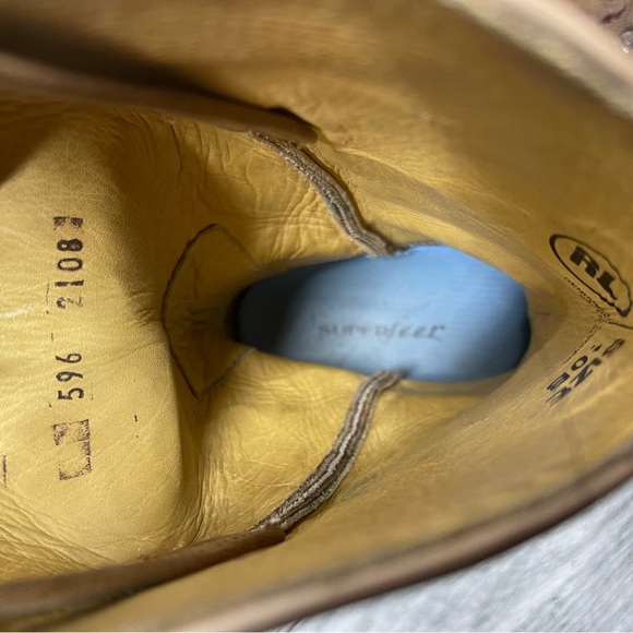 EUC RockinLeather Womens Brown Square Toe Western Boot 10B - Picture 12 of 13